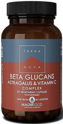 Beta Glucans, Astragalus & Vitamina C Complex Terra Nova - 50 cápsulas vegetais