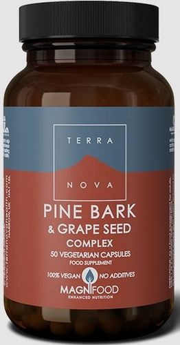 pine bark & grape seed complex - 50 cápsulas vegetais