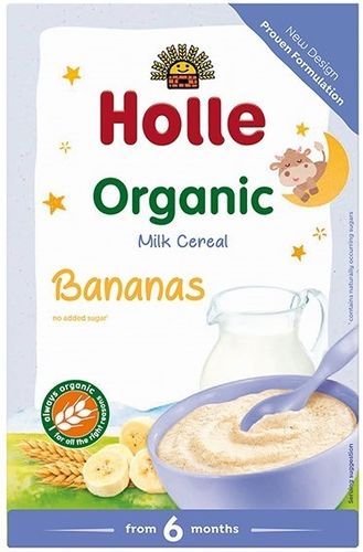 Holle Bio Papa Lactea Banana 6M - 250 g