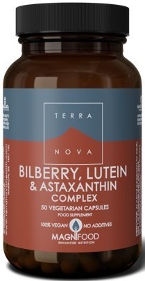 Bilberry, Lutein & Astaxanthin Complex - 50 cápsulas