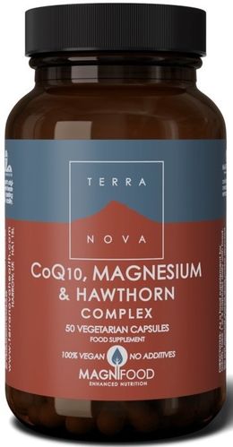 Co-Q-10, Magnesium & Hawthrorn - 50 cápsulas