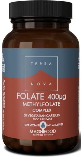 Folate (Methylfolate) 400mcg Complex - 50 cápsulas