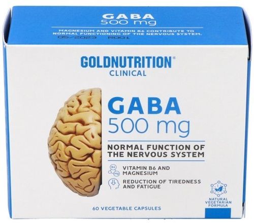 Gaba 500 mg GoldNutrition - 60 cápsulas