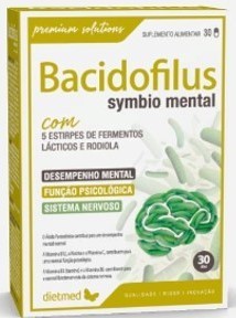 Bacidofilus symbio mental - 30 cápsulas
