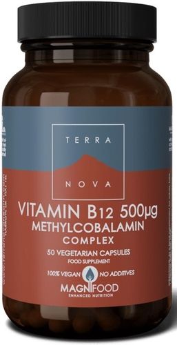 Vitamin B12 500mcg Complex - 50 cápsulas