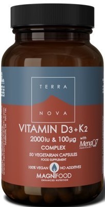 vitamin D3+K2 2000iu & 100mcg complex