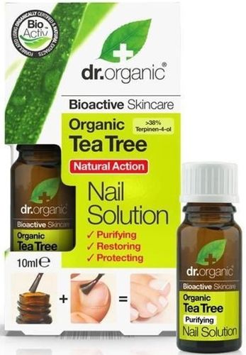 Solução para unhas de Melaleuca Bio Dr.Organic Tea Tree - 10 ml