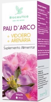 pau d'arco + vidoeiro + arenária - 250ml