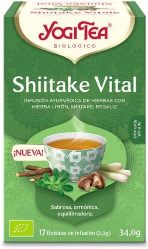 Infusão Shiitake Vital Yogi Tea® - 17 saquetas