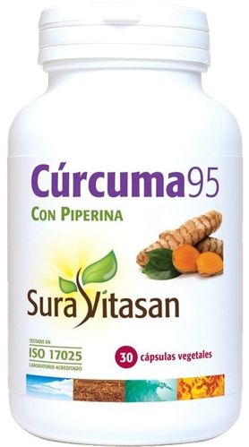 curcuma 95 suravitasan - 30 cápsulas vegetais