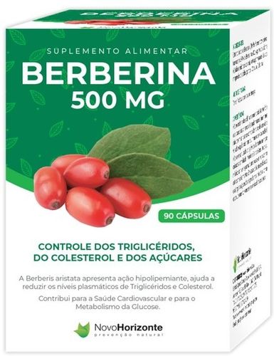 Berberina 500 mg - 90 cápsulas