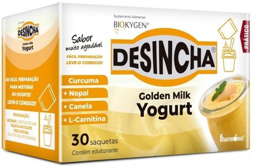 desincha golden milk yogurt - 30 saquetas