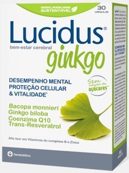 Lucidus® Ginkgo - 30 cápsulas
