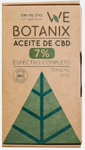 Óleo de CBD 7% Webotanix - 10 ml