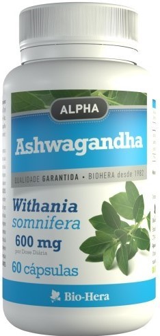 Ashwagandha Alpha 600mg Bio-Hera - 60 cápsulas