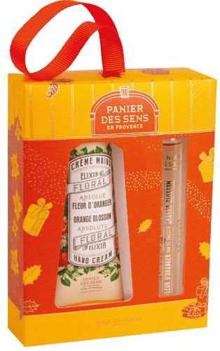 Pack de Natal - Perfume roll-on 10ml + Creme Mãos 30ml - Flor de Laranjeira