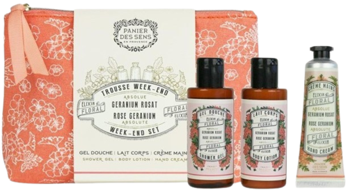 Kit de Viagem de Gerânio Rosa Panier Des Sens