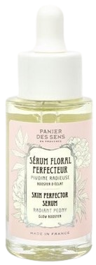 sérum floral aperfeiçoador peônia radiante panier des sens - 30ml