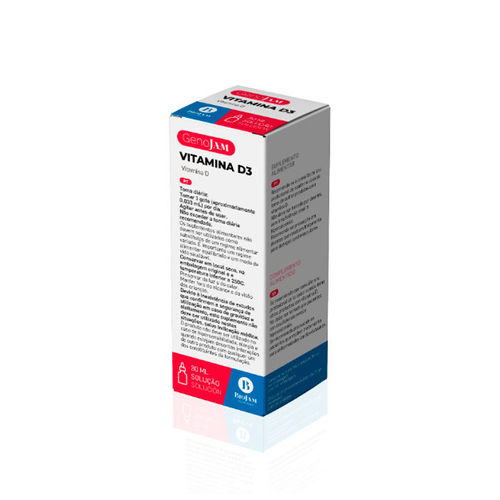 Vitamina D3 GenoJam - 30ML Solução