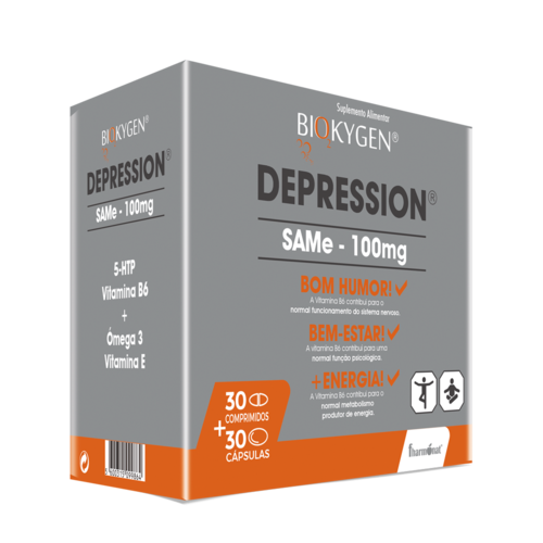Depression SAMe - 100mg - 30 comprimidos + 30 cápsulas