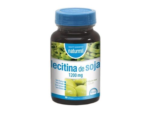 Lecitina de Soja 1200mg Naturmil - 90 cápsulas