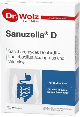 Sanuzella® D - Dr. Wolz - 60 cápsulas
