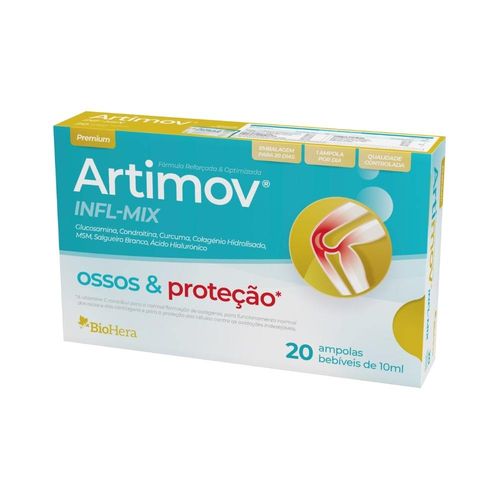 Artimov® Infl-Mix - 20 ampolas bebíveis de 10ml