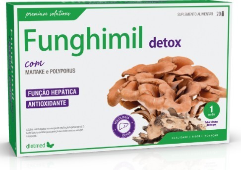 Funghimil Detox com Maitake e Polyporus - 20 ampolas