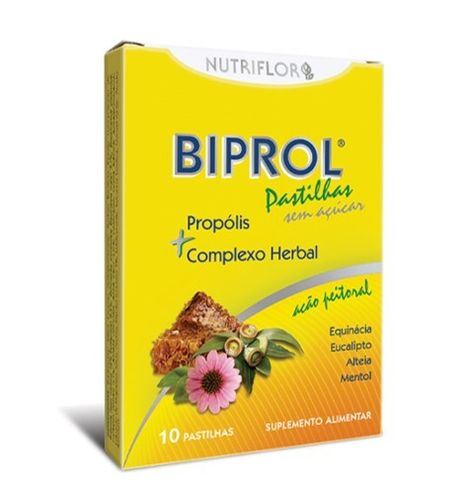 Biprol Pastilhas Sem Açúcar Peitorais - 10 pastilhas