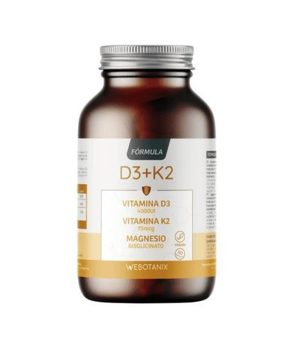 D3 + K2 - 60 cápsulas - Webotanix