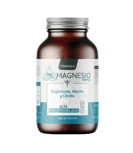 Tri Magnesio - 60 cápsulas - Webotanix