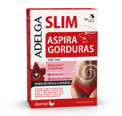 AdelgaSlim Aspira Gorduras - 30 cápsulas vegetais