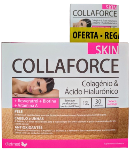 Collaforce Skin  - 30 saquetas + CREME FACIAL DE OFERTA (limitado ao stock existente)