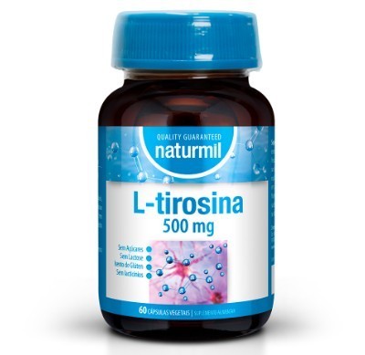 L-Tirosina 500mg - 60 cápsulas vegetais