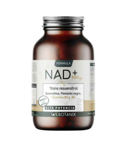 NAD+ 300mg - 60 cápsulas - Webotanix