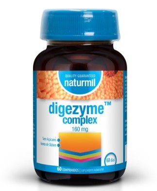 Digezyme™ Complex 160mg - 60 comprimidos - Naturmil