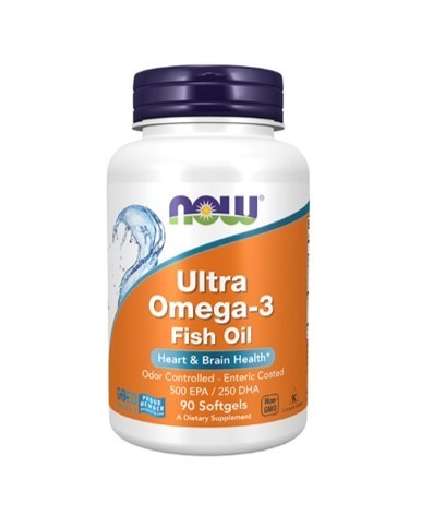 Ultra Omega-3 Fish Oil Now - 90 softgels