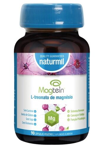 Magtein® L-treonato de Magnésio - 90 cápsulas vegetais - Naturmil